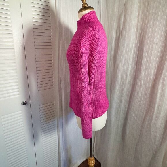 St. Johns Bay | Women’s | Sweaters | Petite S | Raspberry Knitted Sweater - Picture 3 of 5